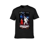 Night Fever Nicholas Cage Parody Movie Unisex Cotton Tee Shirt Men's Black T-Shirt 3XL
