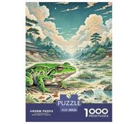 Night Frog Croaking dans Le Marais 1000 Pièces Puzzle Animaux pour Enfants, Défi Jouets, Cadeau d'anniversaire, Jeu Éducatif, Qualité Premium 38x26cm/1000pcs