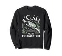 Night Frogwatch Grenouilles Mare Sweatshirt