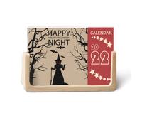 Night Ghost Fear Calendrier de bureau Halloween Citrouille 2022 12 mois
