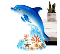 Night Lamp - Resin Soft Glow Decoration, Sea Figure Desktop Nightlight