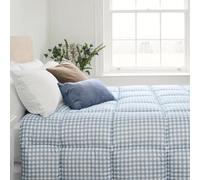 Night Lark - Couette sans Housse - 4,5 tog - Collection Vichy - Literie de Luxe - Hypoallergénique - Lavable en Machine - Bleu crépuscule