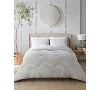 Night Lark Parure de lit Simple en Seersucker 10,5 tog - Nordic Mist - Couette Super Douce, Confortable et légère - Lavable en Machine, hypoallergénique, séchage Rapide - Couette et taie d'oreiller
