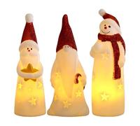 Night Light for Christmas - Santa Claus Warm Glow Decoration | Pvc Material, 5x15.5 Cm Size, 250 G Weight, Battery Operated Desktop Nightlight for Bedroom, Dorm, Holiday Display