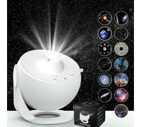 Night Light, Wallfree Projector, projecteur ciel etoile,cosmonaute projecteur,veilleuse adulte,projecteur enfant,projecteur planetarium,skylight projector, Sky Light, Projecteur Etoile Plafond 12 en 1