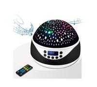 Night Light with Music & Timer, Star Light Projector - Sound Machine for Baby Sleeping, Birthday Gifts for Girls Boys 1-6-12, Remote Control