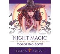 Night Magic - Gothic and Halloween Coloring Book