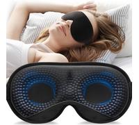 Night Mask, Weighted 3d Sleep Mask For Men And Women,Eye Mask For Sleeping 100% Light Blocking For Dark Circles And Dry Eyes,Headaches And Migraines