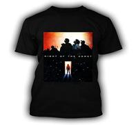 Night of The Comet Black Unisex T-Shirt Men's Tee Top Manches Courtes(Large)