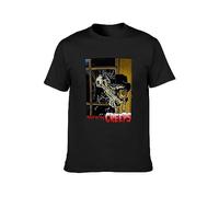 Night of The Creeps Retro 1980S Zombie Horror Sci FI Movie Unisex Cotton Tee Shirt Men's Black T-Shirt L