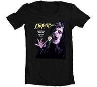 Night of The Demons 2 T-Shirt Retro Vintage 1990S Horror Movie Graphic Tee Shirt Black Tee Manches Courtes(X-Large)