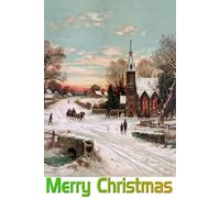 Night Of The Living Dead: 16x9 Widescreen TV.: Greeting Card: Merry Christmas