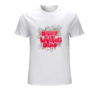 Night of The Living Dead Eyes Unisex Cotton Tee Shirt Men's White T-Shirt L