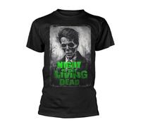 Night of the Living Dead - T-Shirt Manches Courtes Zombie M - Adulte (XL) (Noir)