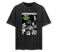 Night of The Living Dead Zombie B-Movie Horror Romero Unisex T-Shirt Black Mens Top Tee XXL
