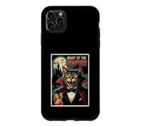 Night of The Vampurr Chat Effrayant Vampire Halloween Ghoul Coque pour iPhone 11 Pro Max