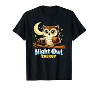 Night Owl Energy - Motif Chouette drôle pour Couche-Tard T-Shirt