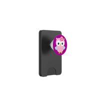 Night Owl Gifts Owls Pink PopSockets PopWallet pour MagSafe