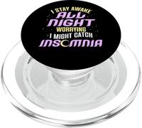 Night Owl, Je Reste éveillée Toute la Nuit, inquiète, Attrape l'insomnie PopSockets PopGrip pour MagSafe