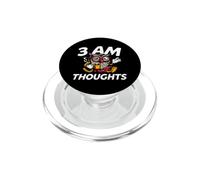 Night Owl Overthinker 3 AM Thoughts Coffee PopSockets PopGrip pour MagSafe