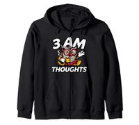 Night Owl Overthinker 3 AM Thoughts Coffee Sweat à Capuche