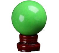 Night Pearl Luminous Quartz Crystal Sphere Ball Glow in The Dark Stones Polished Marble for Garden Path Patio Lawn for Divination Landscape Decoration,80mm Gemstone Stone