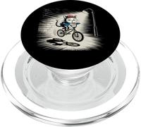 Night Rider Cat BD Style BMX Street Art Design PopSockets PopGrip pour MagSafe