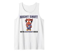 Night Shift INFIRME : WE are A Different Breed Funny Owl Meme Débardeur