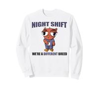 Night Shift INFIRME : WE are A Different Breed Funny Owl Meme Sweatshirt