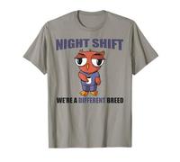 Night Shift INFIRME : WE are A Different Breed Funny Owl Meme T-Shirt