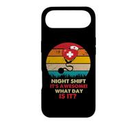 Night Shift Its Awesome! What Day is It Funny Nursing Nurse Coque pour iPhone Air