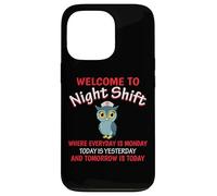 Night Shift Nurse Owls Funny Nursing RN LPN CNA Women Coque pour iPhone 13 Pro