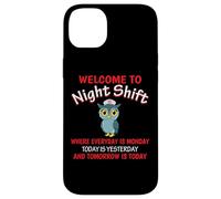 Night Shift Nurse Owls Funny Nursing RN LPN CNA Women Coque pour iPhone 14 Plus