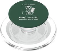 Night Shift Nurse Raton Laveur Vampire Assistant Humour Vintage PopSockets PopGrip pour MagSafe