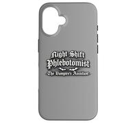 Night Shift Phlebotomist The Vampires Assistant Drôle Coque pour iPhone 16