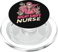 Night Shift RN ICU Costume d'halloween Squelette d'infirmière pour Femme PopSockets PopGrip pour MagSafe