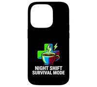 Night Shift Survival Mode Nurse Medical Coffee Coque pour iPhone 14 Pro