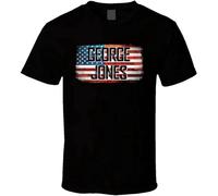 Night Spread George Jones American Pride Country Music Concert Fan T Shirt Mens Man Black XL
