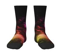 Night Stars Nebula Galaxy Baby Kids Crew Chaussettes Chaussettes athlétiques douces Chaussette de compression antidérapante pour enfant en bas âge
