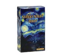 Night Tarot Oracle Card Deck avec 78 illustrations au clair de lune, jeu de divination spirituel pour guidage intuitif et découverte de soi, jeu de cartes portable pour la méditation, le jeu de bureau