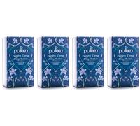 Night Time Pukka Lot de 4 paquets de 20 sachets de thé bio