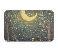 Night Under Blue Stars Moon Summer Cat Cooling Mat Outdoor Self Cooling Dog Bed Lavable pour chats Mantas frías para Perros M