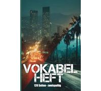Night Vibes English Vokabelbuch im praktischen DIN A5-Format 120 Seiten: Das Vokabelheft für deinen Wortschatz mit Lern-Check
