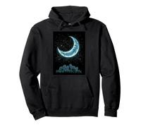 Night Wolves Moon Wilderness Song Sweat à Capuche