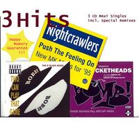 NIGHTCRAWLERS, Brown, Bobby & BUCKETHEADS - PUSH THE FEELING ON / Two Can Play That Game / THE BOMB (3 CD Singles Compilation incl. NIGHTCRAWLERS, Brown, Bobby & BUCKETHEADS - 13 Tracks) PUSH THE FEELING ON MK Mixes 95 / Two Can Play That Game K Klass Radio 3.31 / Klassic 7.17 / Game Over Mix 5.18 / THE BOMB ARMAND VAN HELDEN RE-EDIT 8.03 / u.a.