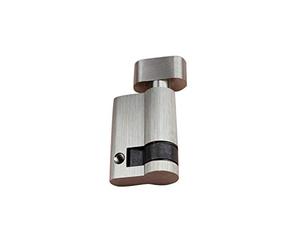 Nightlatch, bouton à molette, serrures à barillet de porte, serrure à cylindre euro, cylindre de serrure standard de 45 mm, demi-cylindre à poussée simple, ouverture avec bouton, serrure à barillet de