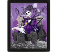 NIGHTMARE BEFORE CHRISTMAS - 3D Lenticular Poster 26X20 - Graveyard