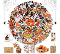 Nightmare Before Christmas Décoration 100 Mercredi Article de fan d'Halloween mignon Autocollant décoratif pour anniversaire fenêtre valise voyage accrocheur bouteilles d'eau ordinateur portable moto