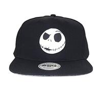 Nightmare Before Christmas Heroes Inc Curved Bill Cap Jack Face Rubber Badge