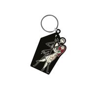 Nightmare Before Christmas - Porte-clés Cercueil PM4635 (taille unique) (Noir/Blanc/Rouge)